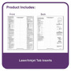 C-Line Products Sheet Protector Set,8 Tab,Multicolor,PK8 05580