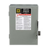 Square D Fusible, Safety Switch, General Duty, 240 V, 2PST, NEMA 1 D211N