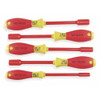 Wiha Nut Driver Set,5 Pieces,SAE,Solid,Ins 32292