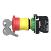 Schneider Electric Emergency Stop Push Button, 22 mm, 1NO-1NC, Red XB5AS9445