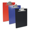 Manufacturer Varies 8-1/2" x 11" Plastic Clipboard 1", Blue 1DNT8
