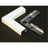 90 Deg Flat Elbow Raceway, 500 Series, 1 Channel, 3/4 in W, 0.53 in H, 2-3/4 in L, Ivory