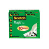 3m Office Tape, Transparent, 3/4x1000In, PK10 810P10K