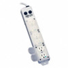 Outlet Strip, Hospital Grade, 6 5-15R-HG, 5-15P-HG, 15 ft., White  PS-615-HG-OEM