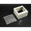 Legrand Device Box, Gang Box Type, 2 Gangs, Steel V5744-2