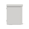Padlockable Hasp Electrical Enclosures, 12 in H, 4 in D, 12 in W, 3R, Steel  RSC121204