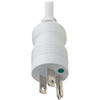Outlet Strip, Hospital Grade, 6 5-15R-HG, 5-15P-HG, 6 ft., White  PS-606-HG