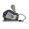Rope Grab, Stainless Steel, 310 lb., Blue, For Rope Size: 5/8 in