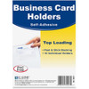 C-Line Products Business Card Holder,Clear,2 7-16"H,PK10 70257