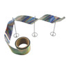 Bird-X Visual Bird Repellers,100 ft,Silver TAPE-100