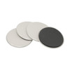 Master Caster Furniture Glides, Non-Adhesive, Rd, 5", PK4 87007