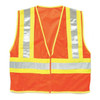 Kishigo 2XL Class 2 High Visibility Vest, Orange 1055-2X