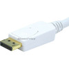 Monoprice CPU Cord,  Displayport-VGA, 10ft, White 6020