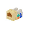 Monoprice Datacom Jack,Cat5,Punch Down,Beige 5373