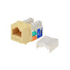 Monoprice Datacom Jack,Cat5,Punch Down,Beige 5373