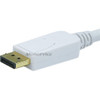Monoprice CPU Cord,  Displayport-DVI, 15ft, White 6017