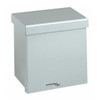 Padlockable Hasp Electrical Enclosures, 6 in H, 4 in D, 6 in W, 3R, Steel