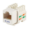 Monoprice Datacom Jack,Cat6,Punch Down,White 5384
