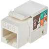 Monoprice Datacom Jack,Cat6,Punch Down,White 5384