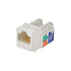 Monoprice Datacom Jack,Cat6,Punch Down,White 5384