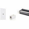Monoprice Datacom Jack,Cat6,Punch Down,White 5384