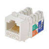 Monoprice Datacom Jack,Cat5,Punch Down,White 5376