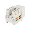 Monoprice Datacom Jack,Cat5,Punch Down,White 5376