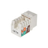Monoprice Datacom Jack,Cat5,Punch Down,White 5376
