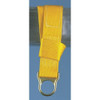 Msa Safety Anchorage Connector Strap, Yellow Nylon, Single D-ring,  5' 505282