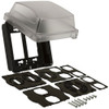 Taymac 2 -Gang Vertical Weatherproof Cover, ,Polycarbonate MM2410C