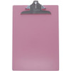 Manufacturer Varies 8-1-2" x 11" Plastic Clipboard 1", Pink 21800
