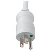 Outlet Strip, Hospital Grade, Rack Mounted, 4 5-15R-HG, 5-15P-HG, 2 ft., White  PS-402-HG-OEM