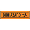 Brady Sign, Biohazard, Polyester, 12 in W, 3 1-2 in H 17753SLS