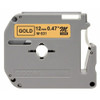 Brother Label-Ribbon Cartridge, Gold, 1-2 in W M831