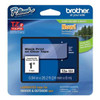 Brother Label/Ribbon Cartridge, Clear, Gloss, 1 in W TZE151G