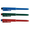 Detectapro Metal Detectable Retractable Pen, Blue, PK25 RJPENRDBL