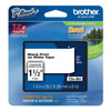 Brother Label/RibbonCartridge,White,1-1/2inW TZE261G