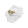 Monoprice Plug, Mod, RJ12, 6P6C, Round, Solid, PK50 7271