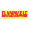 Label, 7 in H, 24 in W, Polyester, Vertical Rectangle, English, 60271