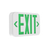 Exit Sign, White, 2 Face(s), LED, Wall-Ceiling Mount, Not Battery Powered  CAG