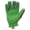 Ironclad Performance Wear Impact Gloves,L,Hi-Vis Orange-Green,PR LPI-CC5-04-L