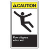 Label, 5 in H, 3 1-2 in W, Vinyl, Vertical Rectangle, English, LEQM645VSP, PK5
