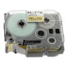 Brother Label-Ribbon Cartridge, Yellow, Gloss, 1 in W TZE651G