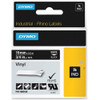 Dymo Label Tape Cartridge, White on Black, Labels-Roll: Continuous 1805436