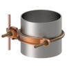 Burndy Pipe Ground Clamp, 4AWG, 7.5In, Type: COMMERCIAL GAR3905BU