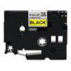 Brother Label-Ribbon Cartridge, Yellow, 3-4 in W TZE641G