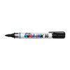 Markal Waterproof Permanent Marker, Smear-Resistant, Fine Tip, Black 96923