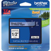 Brother Label-Ribbon Cartridge, Clear, Gloss, 1-2 in W TZE131G