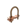 Burndy Pipe Ground Clamp,4AWG,6.5In GAR3904BU