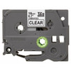 Brother Label-Ribbon Cartridge, Clear, Gloss, 3-4 in W TZE141G